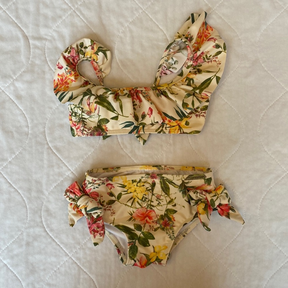Jessica Simpson toddler 2 piece swimsuit - 24 months